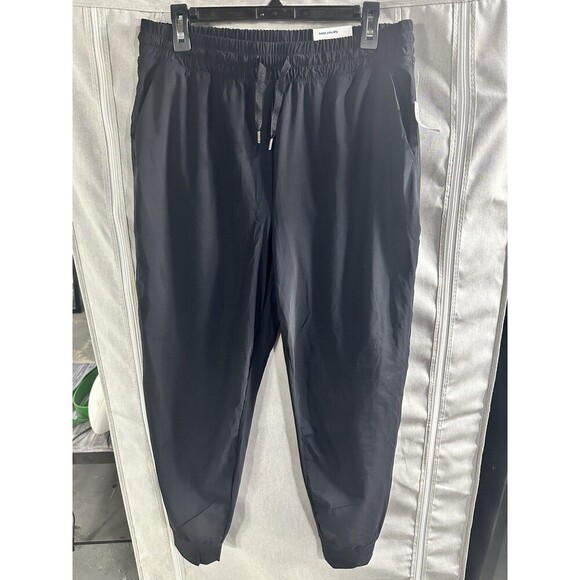 NWT Old Navy High Waisted Sleek Joggers Go Dry Black Size Medium Skinny - Picture 2 of 7